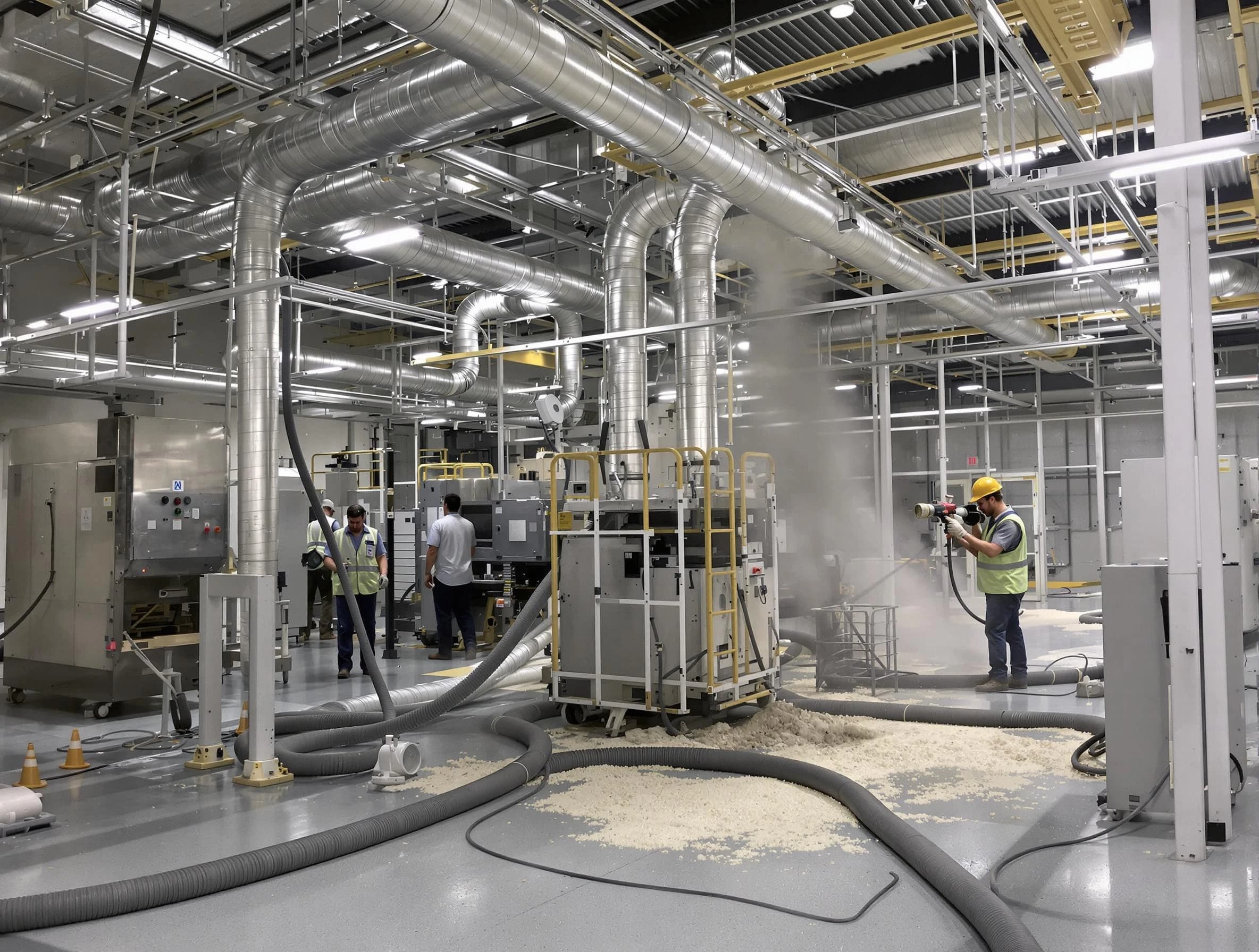 Heavy-duty industrial duct cleaning by Los Lunas Air Duct Cleaning in Los Lunas