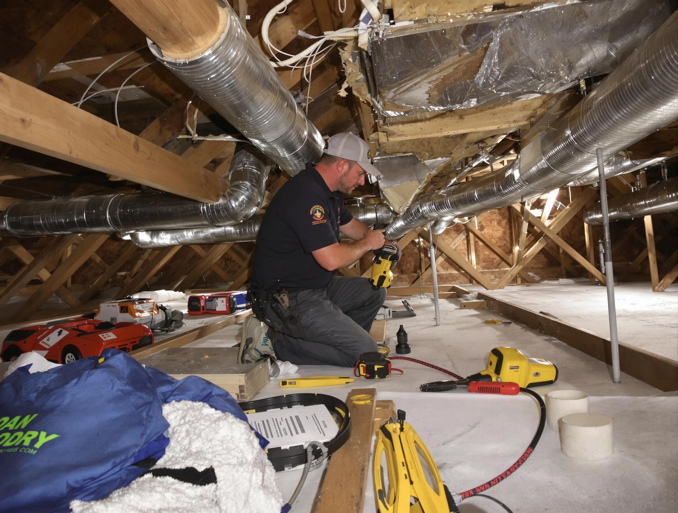 Professional air duct repair by Los Lunas Air Duct Cleaning in Los Lunas
