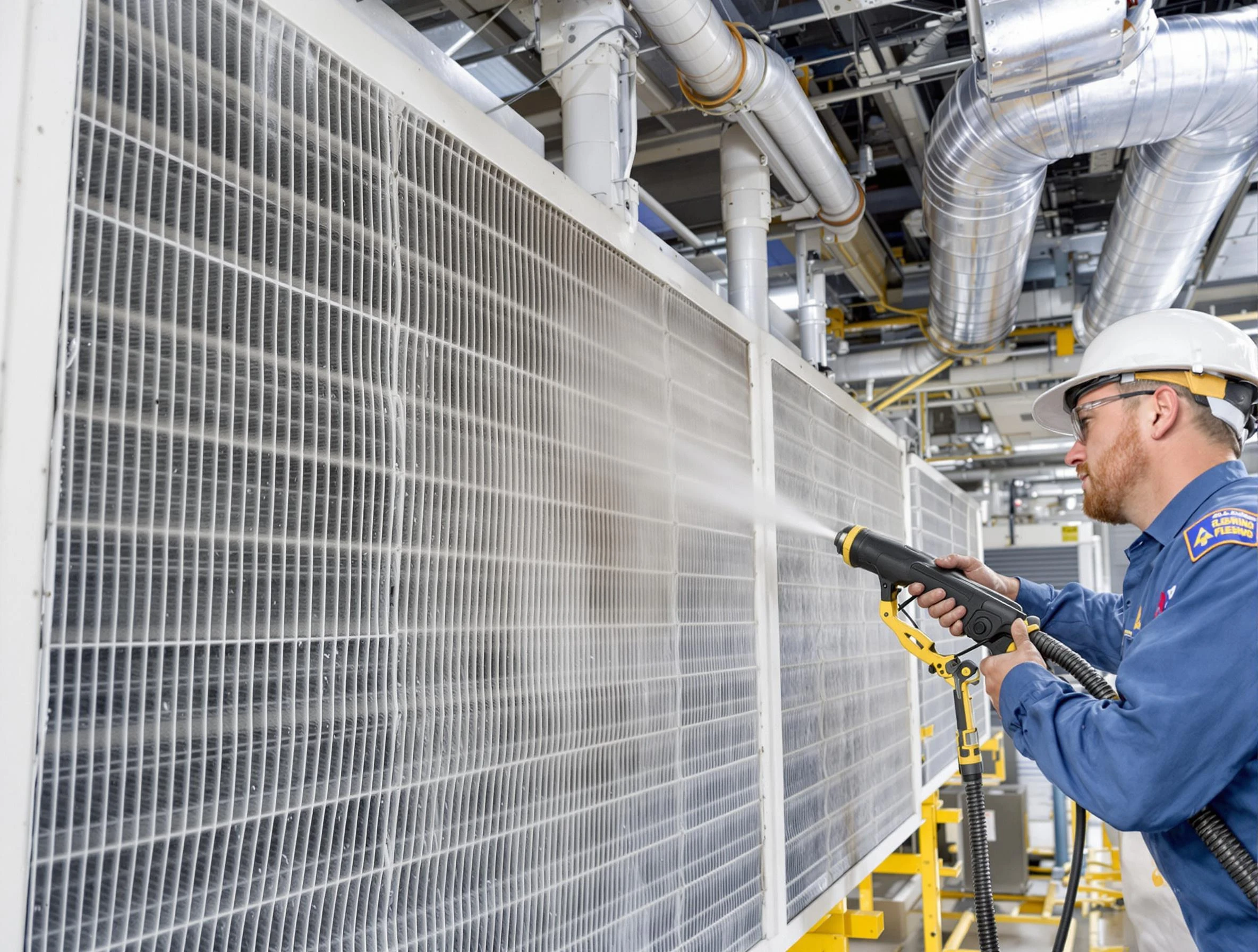 Professional commercial coil cleaning by Los Lunas Air Duct Cleaning in Los Lunas