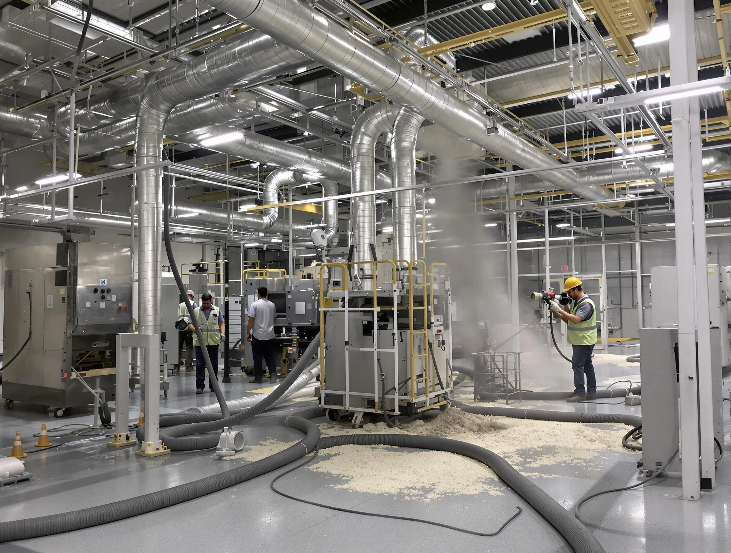 Heavy-duty industrial duct cleaning by Los Lunas Air Duct Cleaning in Los Lunas